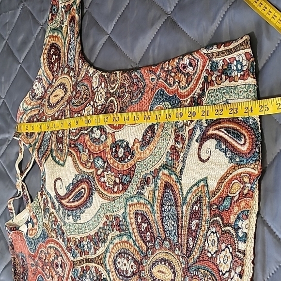 Chico's Women's Paisley Knit Top Size XSP - Picture 8 of 8